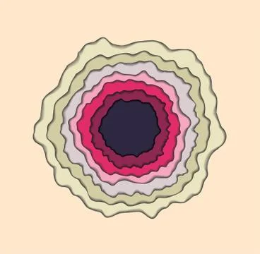 Torn papers. Stock Illustration