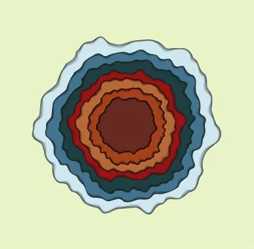 Torn papers. Stock Illustration