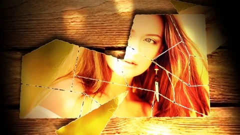 Torn Photo Stock After Effects