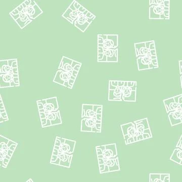 Torn photo divorce line vector seamless pattern イラスト素材
