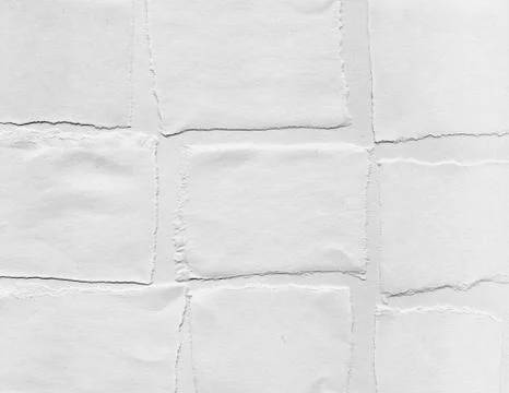 Torn pieces of paper Foto stock