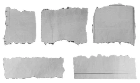 Torn pieces of paper Stock Photos
