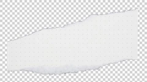 Torn polka dot paper sheet on transparent background png file Stock Photos