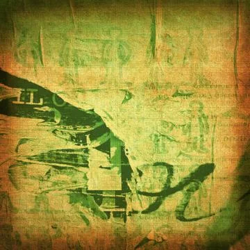 Torn posters background Stock Illustration