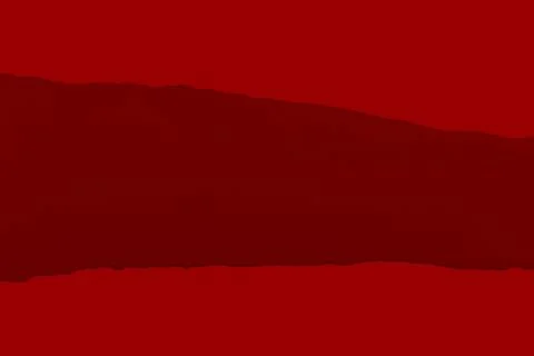 Torn red paper with shadow. Contrast. isolated. Stock Photos