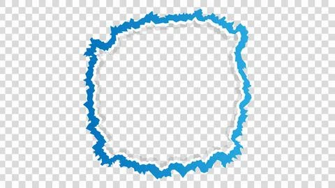 Torn ripped paper sheet on transparent background Stock Illustration