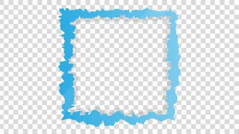Torn ripped paper sheet on transparent background Stock Illustration
