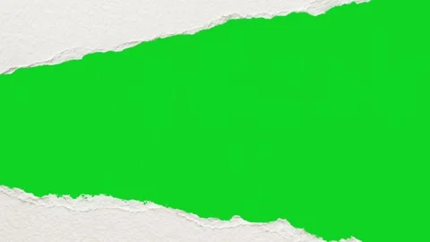 Torn rough watercolor paper texture revealing animated on green screen gives 库存影片 335209658