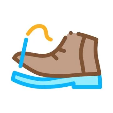 Torn Shoe Thread Icon Vector Outline Illustration イラスト素材