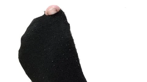 Torn Socks Stock Photos