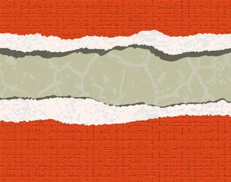Torn wallpaper Illustrazione stock