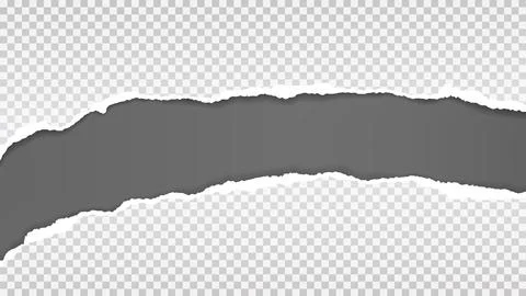 Torn of white squared paper pattern are on dark grey background for text Stock Illustration