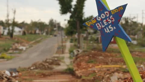 Tornado Aftermath Joplin, Missouri Stock Footage 8955683