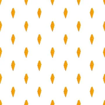 Tornado chips repeating on a white background Stock Illustration