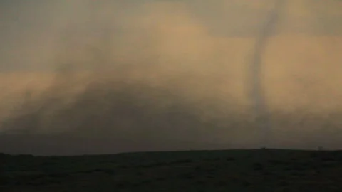 Tornado At Close Range Stock Footage 102956562