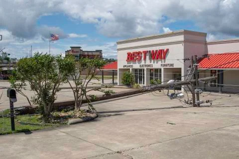 Tornado damage Stock Photos
