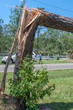 Tornado damage Stock Photos