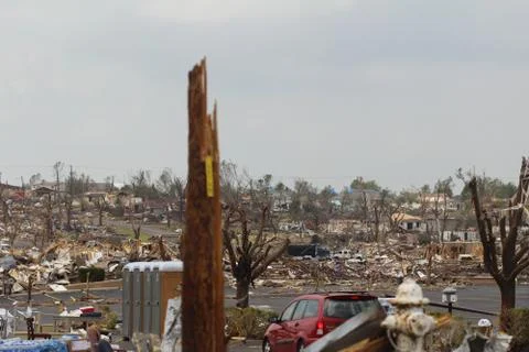 Tornado Damage - Severe Storm Stock Photos