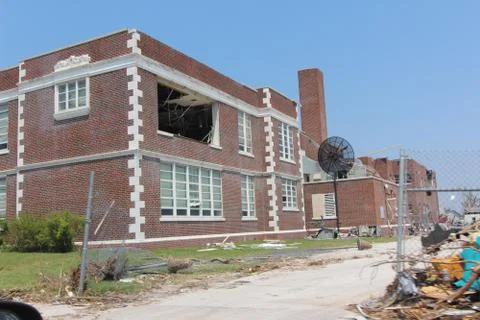 Tornado Damage - Severe Storm Stock Photos