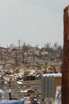Tornado Damage - Severe Storm Stock Photos