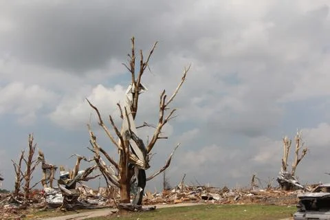 Tornado Damage - Severe Storm Stock Photos
