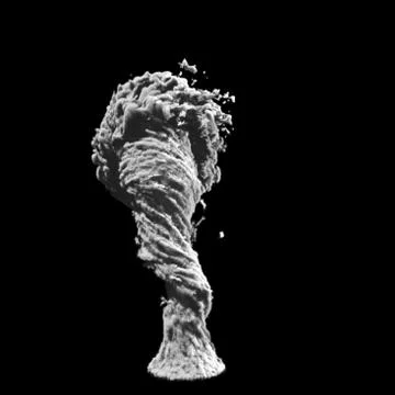 Tornado element Vackground 3d vector Stock Illustration