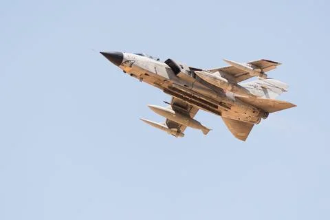Tornado fighter jet in flight Stock Photos