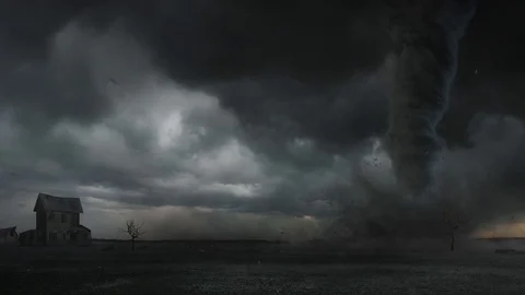 Tornado Stock Footage 89443631