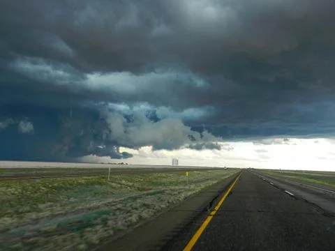 The Tornado Funnel Cloud Stock Photos