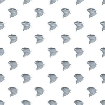Tornado funnel clouds seamless pattern background 스톡 일러스트