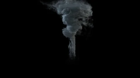 Tornado Funnel Ver2 - Alpha channel Stock Footage 123442191