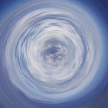 Tornado - Hurricane clouds in the sky Stock Illustration