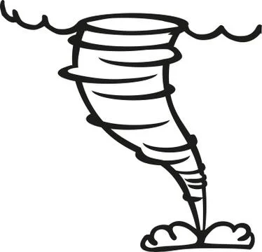 Tornado icon Stock Illustration