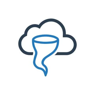 Tornado Icon Stock Illustration