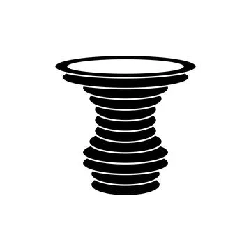 Tornado icon vector Stock Illustration