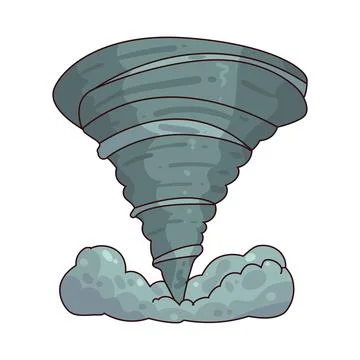 Tornado illustration Stock Illustration