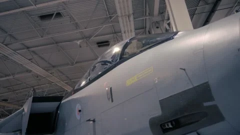 Tornado Jet In Hangar Stock Footage 284742114