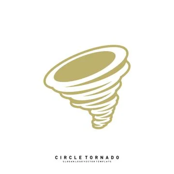 Tornado Logo Design Concept Vector Template. Hurricane Logo Vector Icon 스톡 일러스트