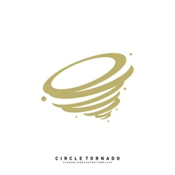Tornado Logo Design Concept Vector Template. Hurricane Logo Vector Icon 스톡 일러스트