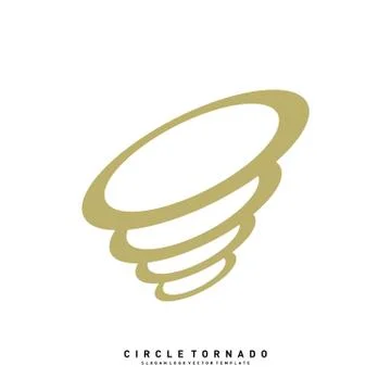 Tornado Logo Design Concept Vector Template. Hurricane Logo Vector Icon 스톡 일러스트