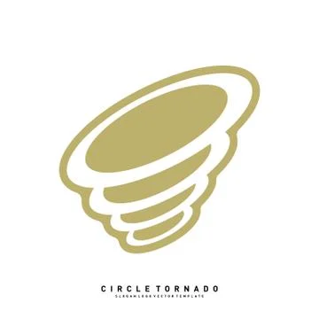 Tornado Logo Design Concept Vector Template. Hurricane Logo Vector Icon 스톡 일러스트