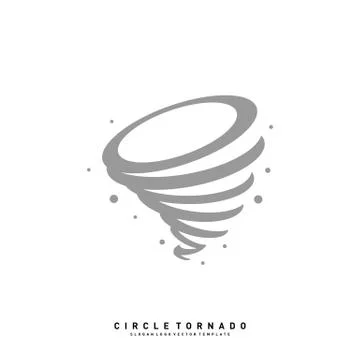 Tornado Logo Design Concept Vector Template. Hurricane Logo Vector Icon 스톡 일러스트