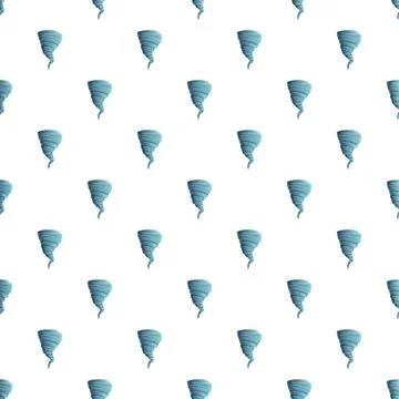 Tornado pattern creating a seamless wind storm background Stock Illustration