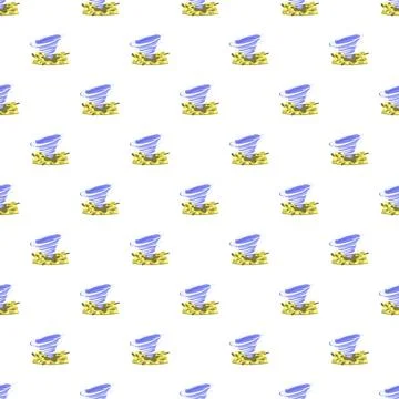 Tornado pattern symbolizing extreme weather and environmental challenges Illustrazione stock