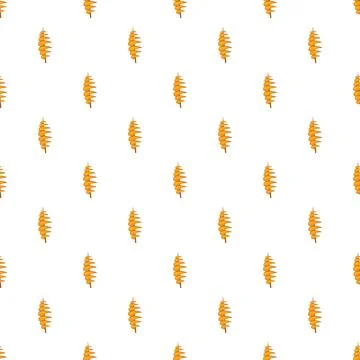 Tornado potato spiral chips seamless pattern design Stock Illustration