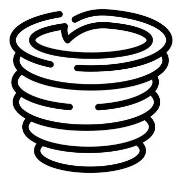 Tornado rotating, forming destructive funnel cloud Stock Illustration