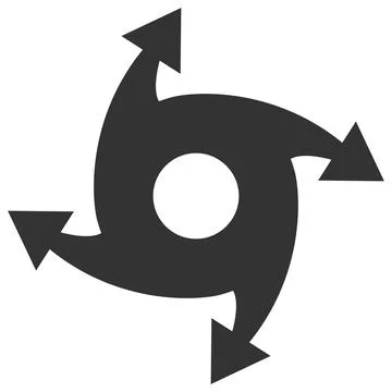 Tornado Rotation - Vector Icon Illustration Stock Illustration