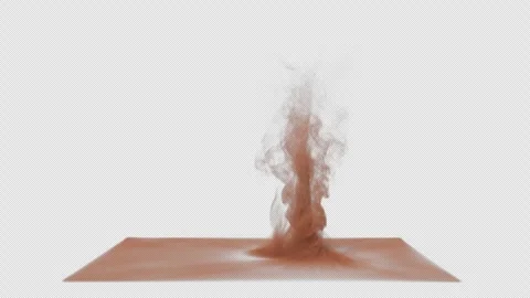Tornado  Simulation, With Alpha Channel Stock Footage 297210507