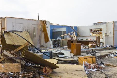 Tornado storm damage v Stock-Fotos