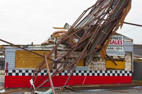 Tornado storm damage viii Stock Photos